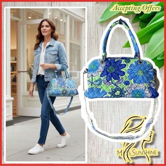 Vera Bradley Handbags - Vera Bradley NEW - Chain bag DOODLE DAISY 11810 - 122 - bold & beautiful harmony